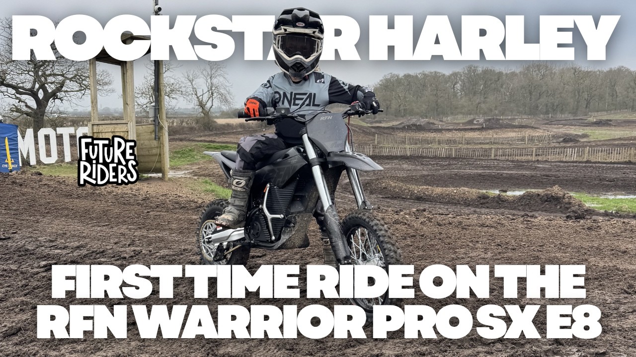 Rockstar Harley's First Ride on the RFN Warrior Pro SX-E8