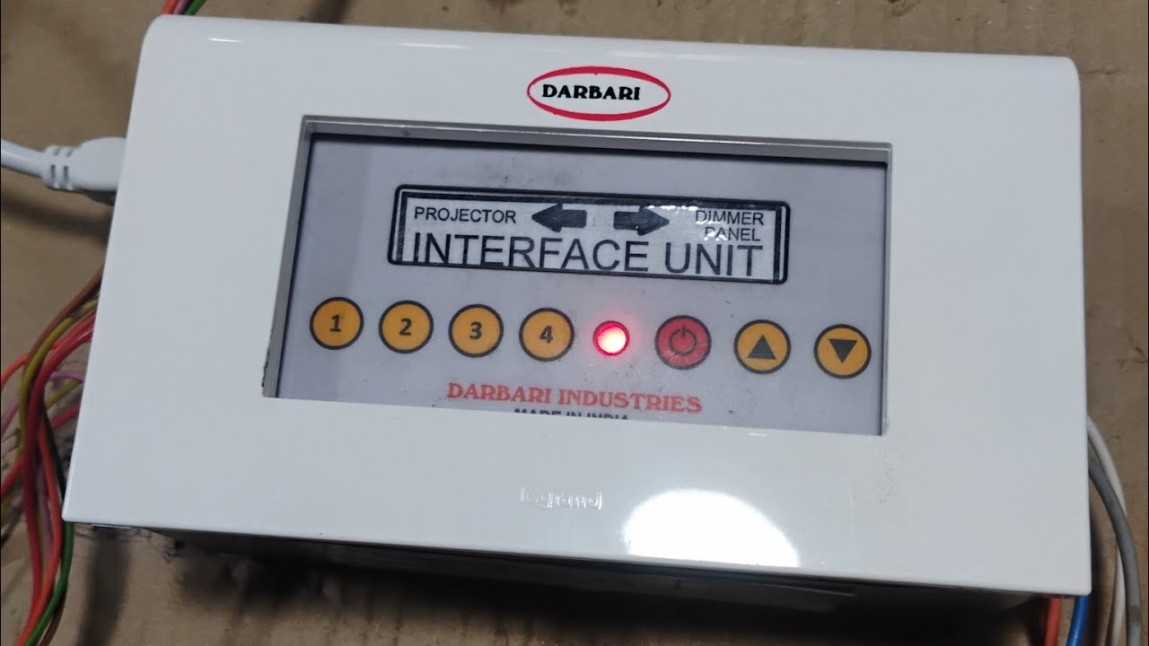 Cinema automation interface unit and dimmer panel reparing part 1