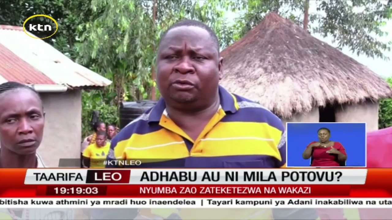 Familia sita kutoka Kakamega zasalia bila makazi baada kuteketezwa na mali yao kuharibiwa