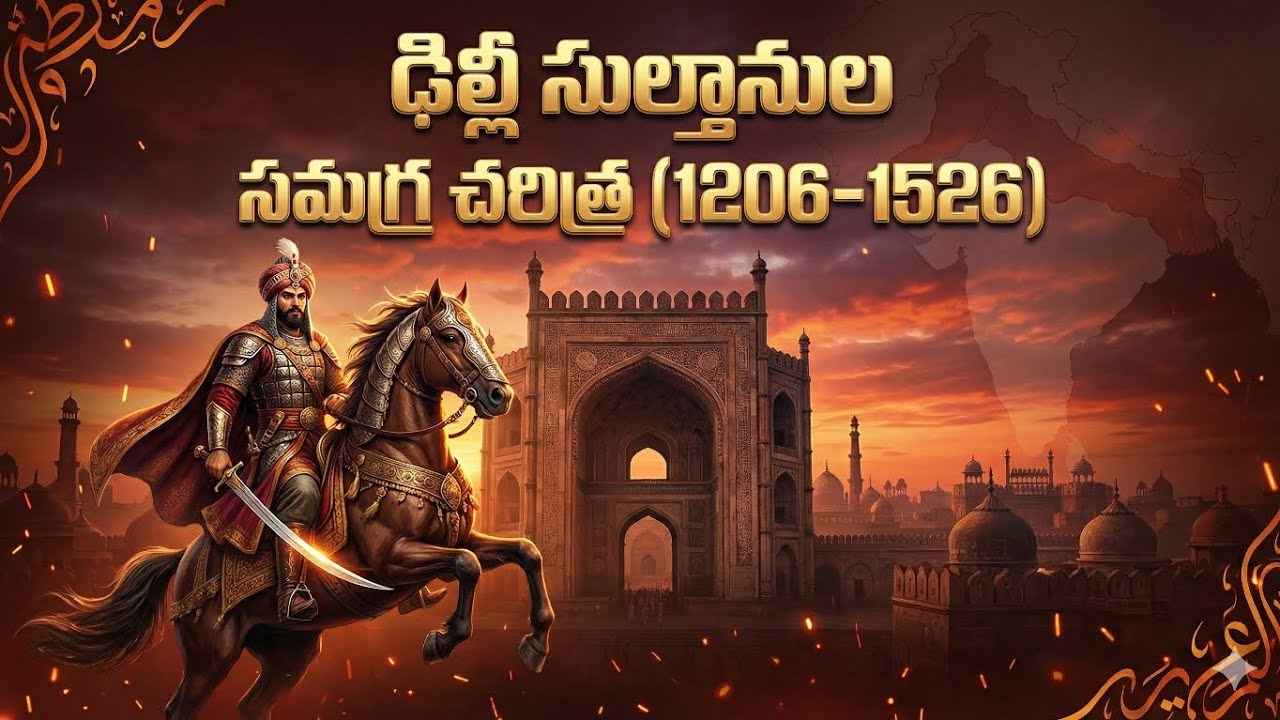 ఢిల్లీ సుల్తానుల సామ్రాజ్యం చరిత్ర | Delhi Sultanate Complete History in Telugu | Nethaji Academy 