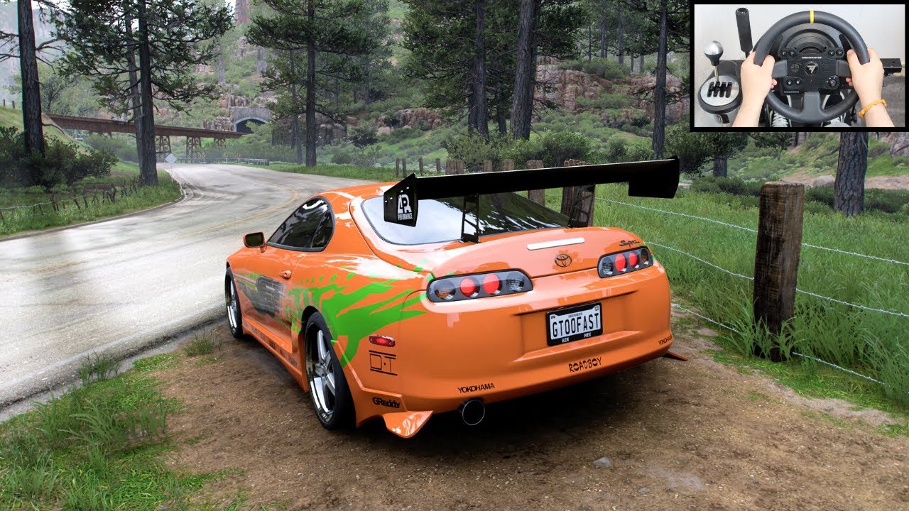 Forza Horizon 5 Paul Walker Toyota Supra (Steering Wheel + Shifter) Gameplay