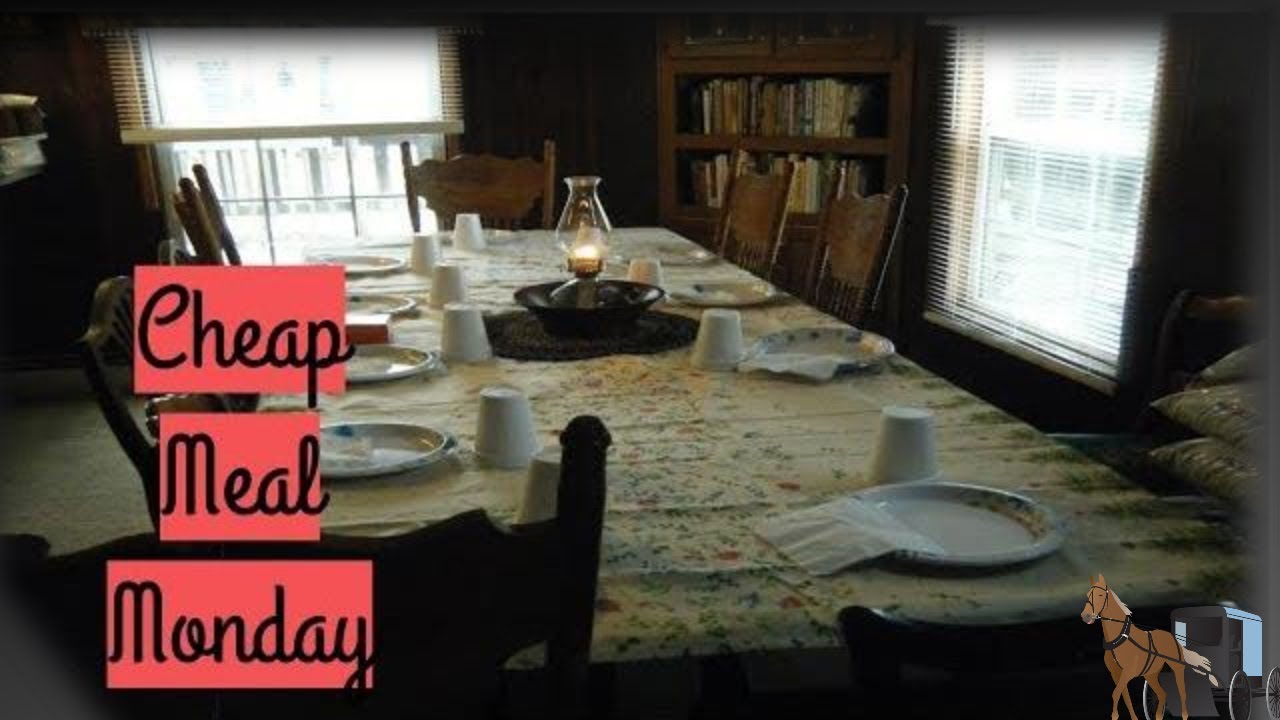 How the Amish Live Frugally by Preparing This One Family Meal