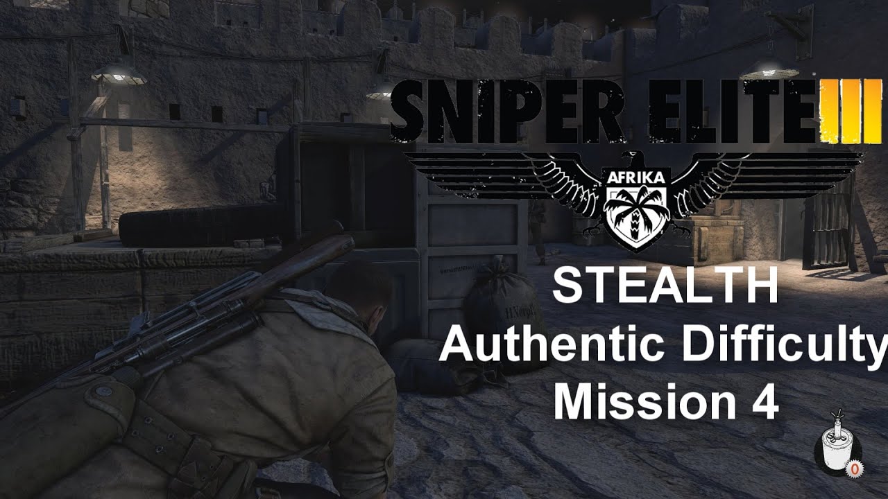 Sniper Elite 3 : Mission 4/STEALTH [Authentic Difficulty] PL/HD