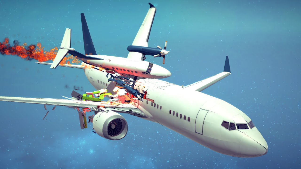 Airplane Crashes & Shootdowns #46 | Besiege
