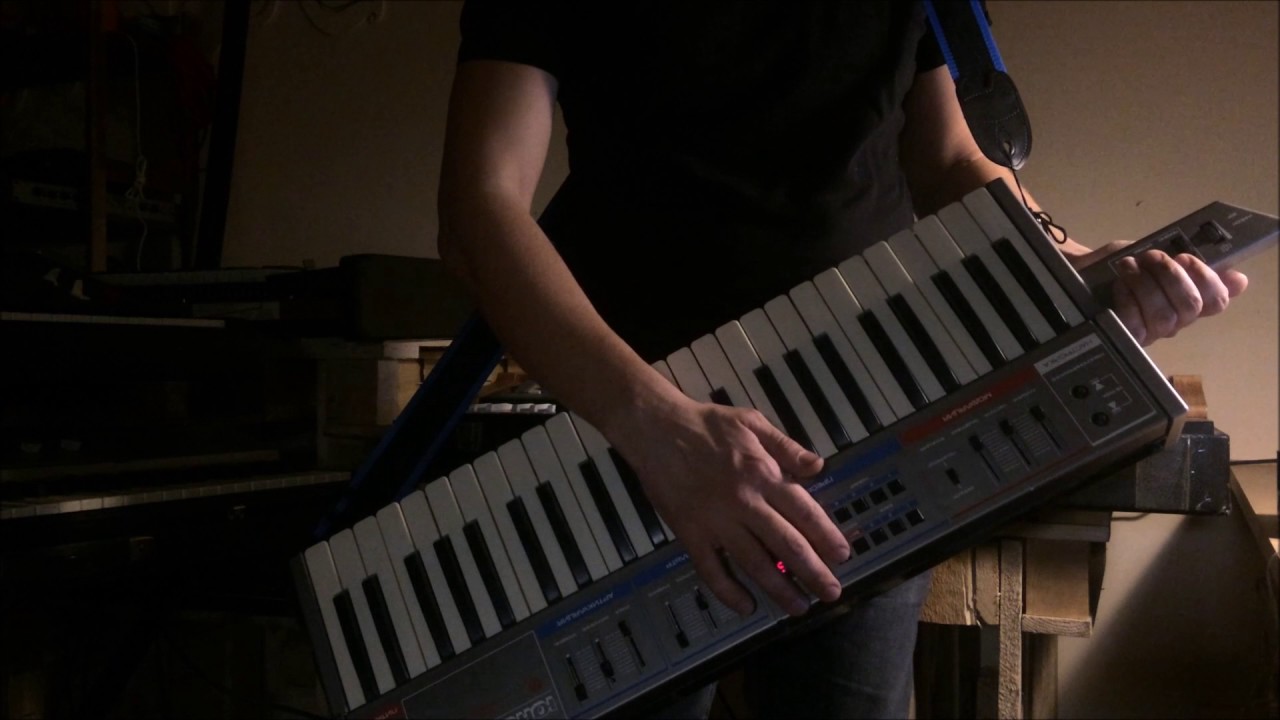 Soviet analog synthesizer keytar Unost'-21 \ Юность-21