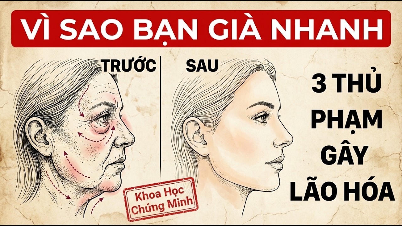 Đừng làm 3 việc này nếu không muốn DA GIÀ nhanh trong 24 giờ tới