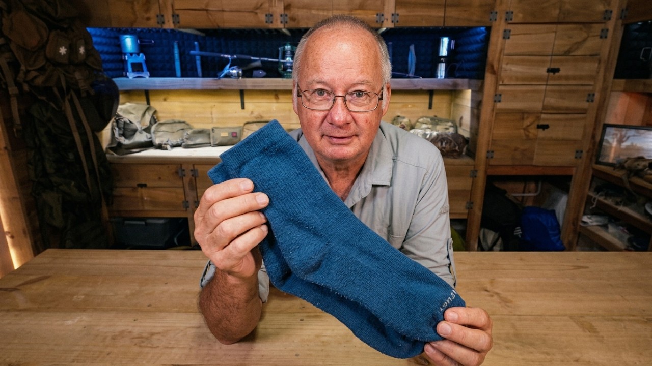 Silverlight Hiking Socks After 19 Days Wearing