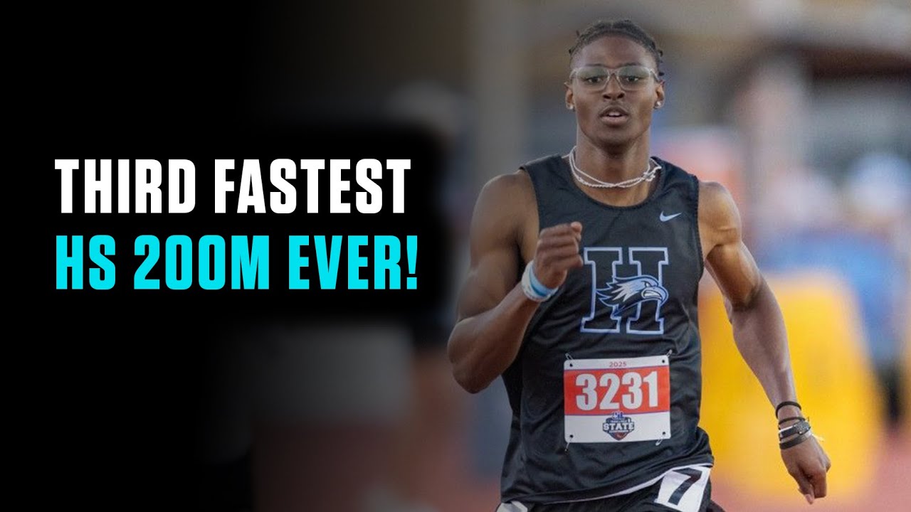 Tate Taylor STORMS To #3 ALL-TIME High School 200M Mark, 20.14, To Win 2025 Texas UIL 6A State Title