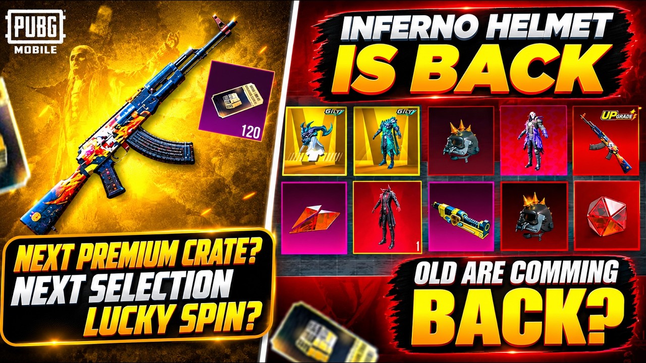 New Premium Crate & Selection Lucky Spin ! Old Rare 7 Mythic Are Back | Confirm Release Date