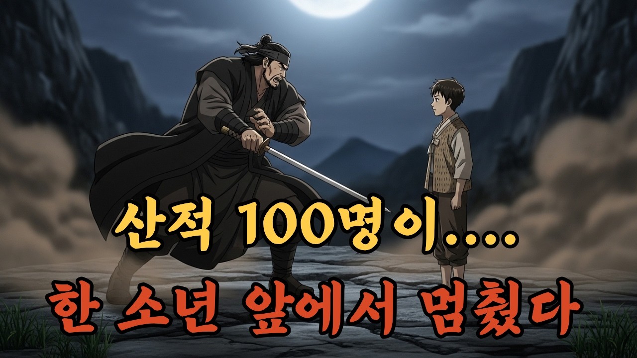 누더기 소년을 비웃던 산적 두목이 무릎 꿇은 이유 #달빛야담 #옛날이야기 #무협 #반전 #참교육  #지략 #감동이야기 #동화 #전설 #소년고수 #산적 #지혜 #무예 #스토리텔링