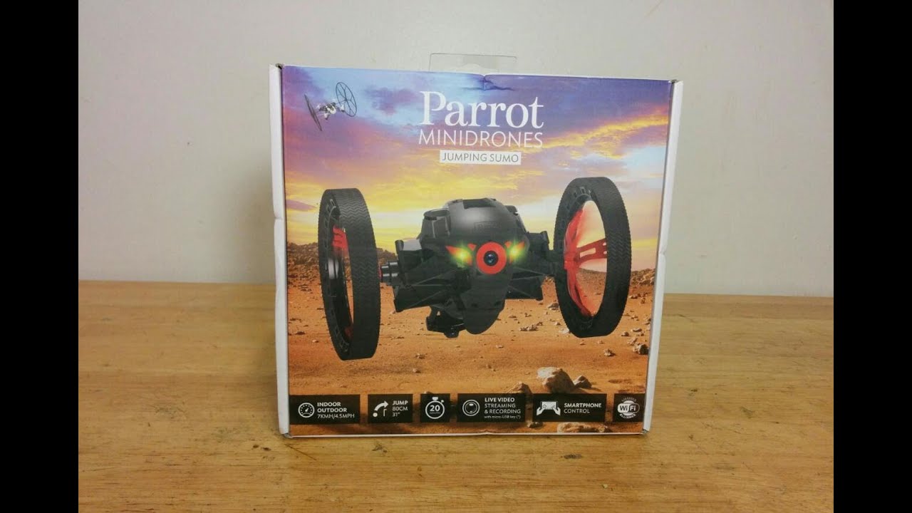 New Parrot Minidrones Jumping Sumo Unboxing