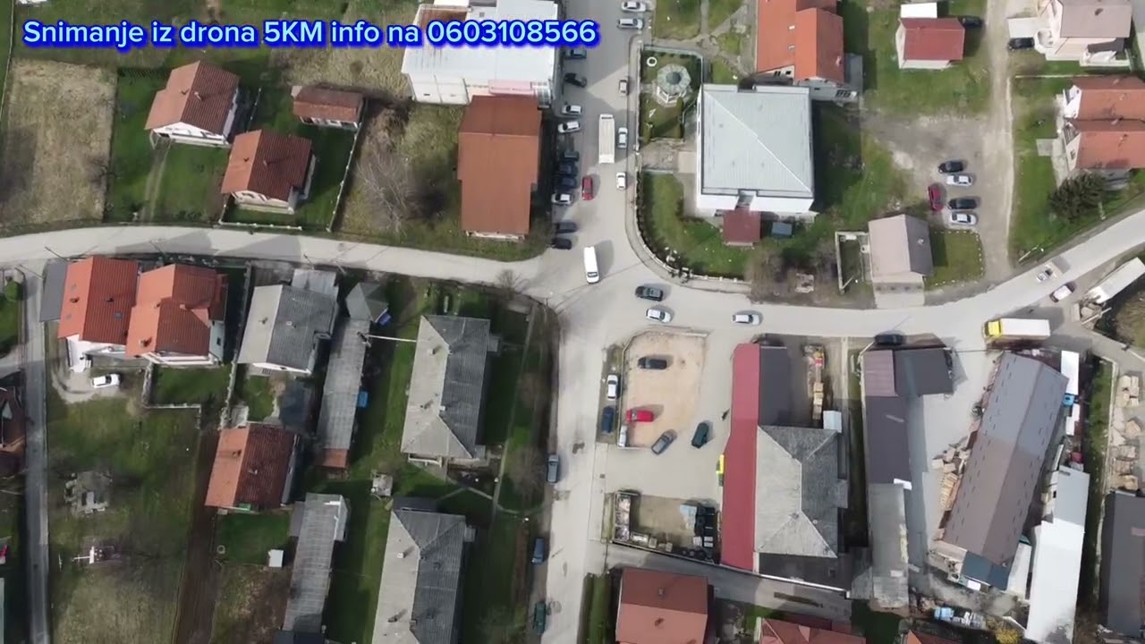 Donja Dobosnica iz Pticije Perspektive: Očaravajući Pogled u 4K | Prirodni Pejzaži, Seoski Život