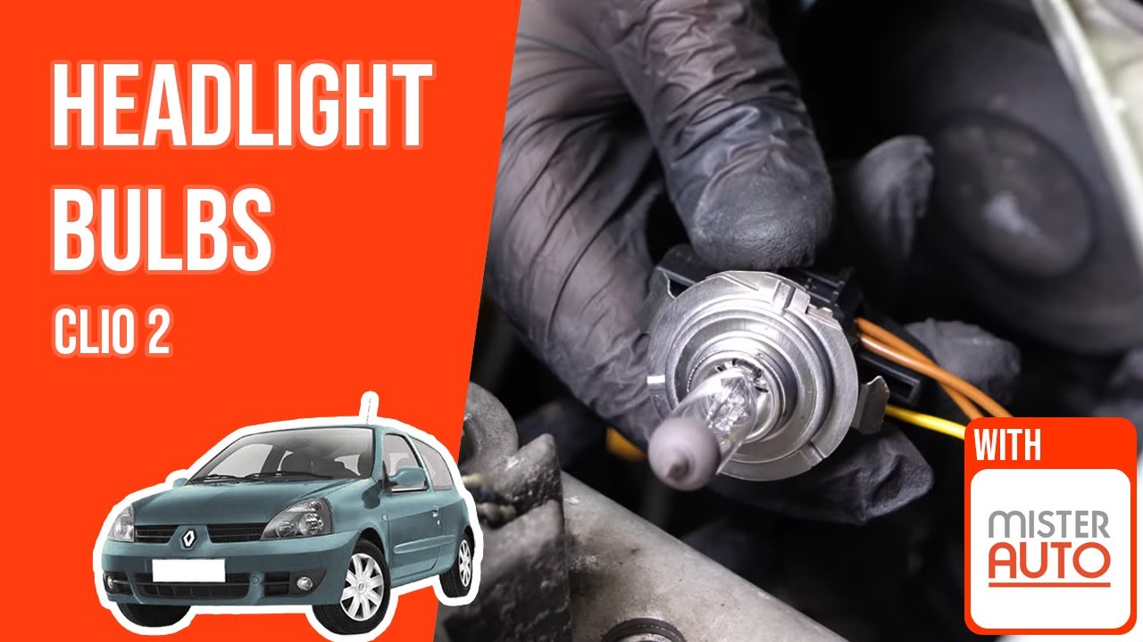 How to replace the headlight bulbs Clio mk2 💡