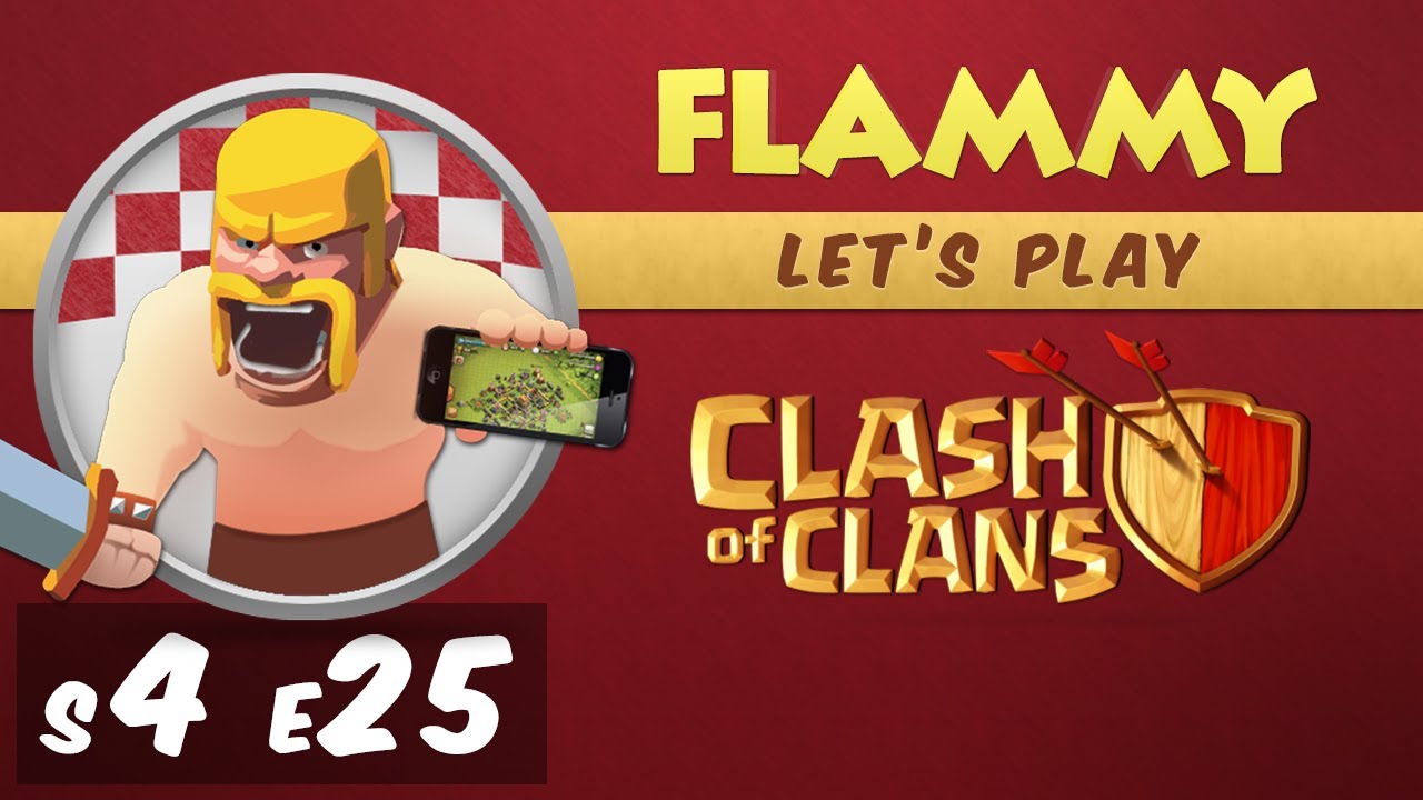 [4-25] Let's Play Clash of Clans - I love free shields (Gameplay Commentary)