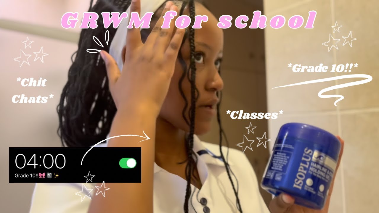 GRWM FOR SCHOOL 🏫/SPEND THE DAY WITH ME Grade 10 | SCHOOL VLOG | SOUTH AFRICAN YOUTUBER