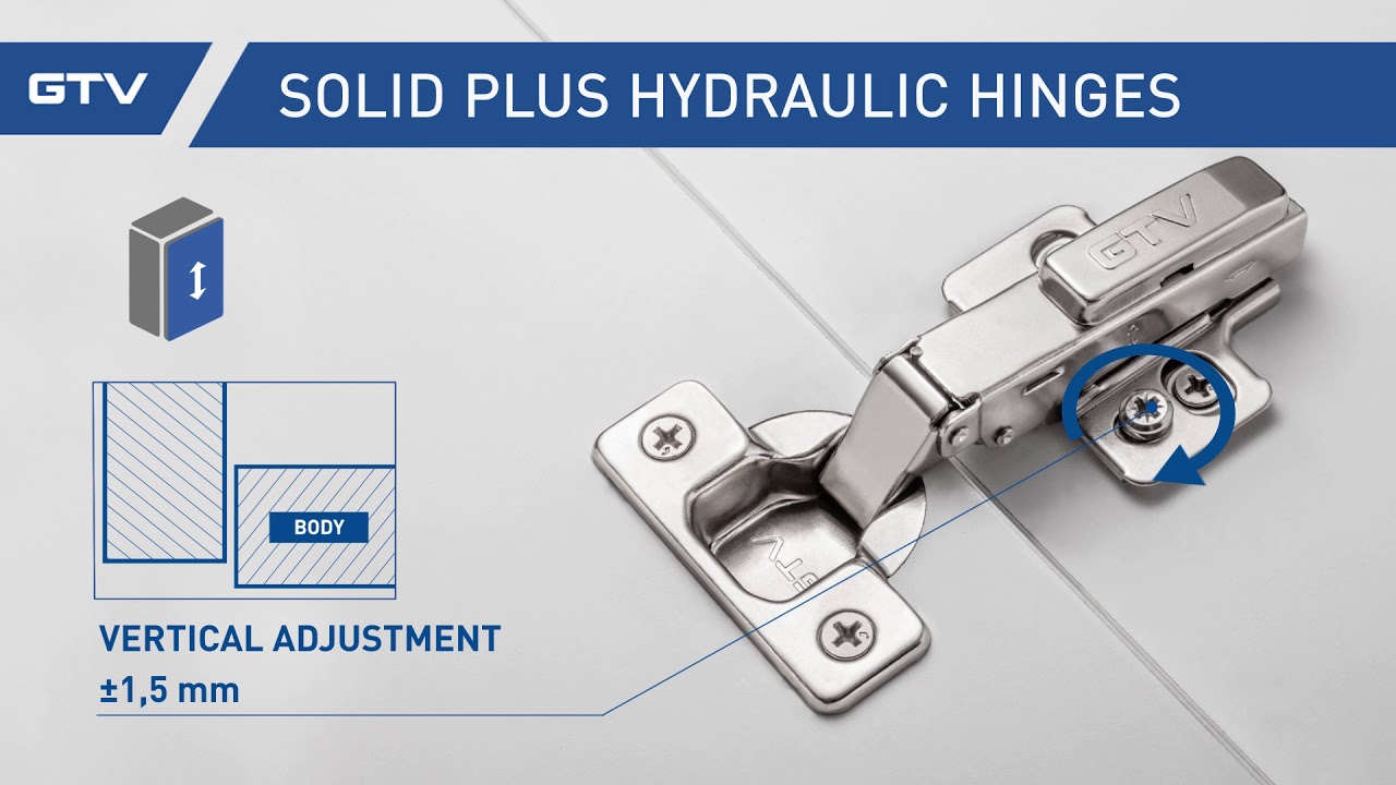 Hydraulic cup hinge SOLID PLUS