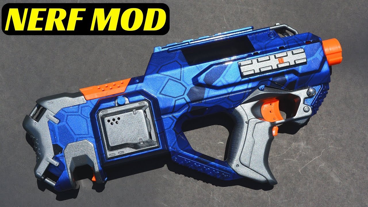 [NERF MOD] MIRAGE Rayven/ Rayvenfire Hydro Dip and Complete Overhaul (Foamcon 2018 Auction Item)