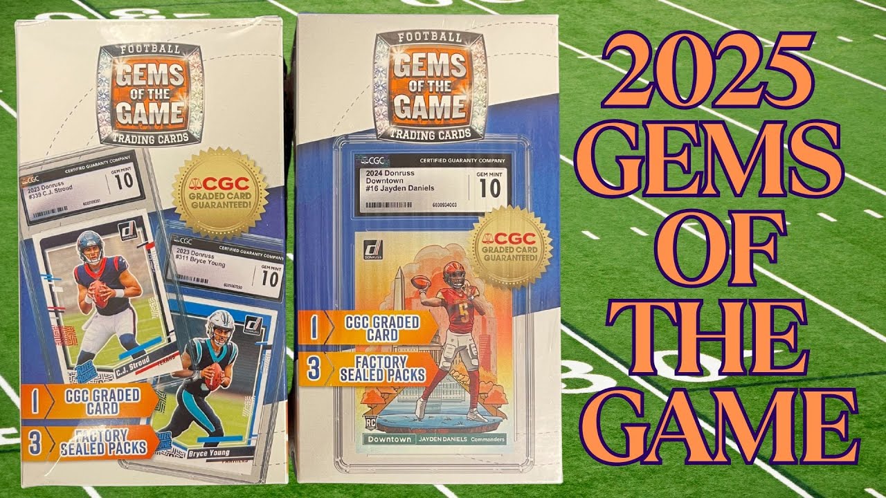 Opening Walmart's NEW Gems of the Game FOOTBALL Mystery Box!