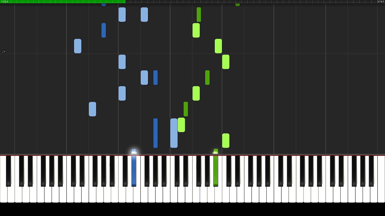 G Minor Bach - Luo Ni | Piano Tutorial | Synthesia | How to play