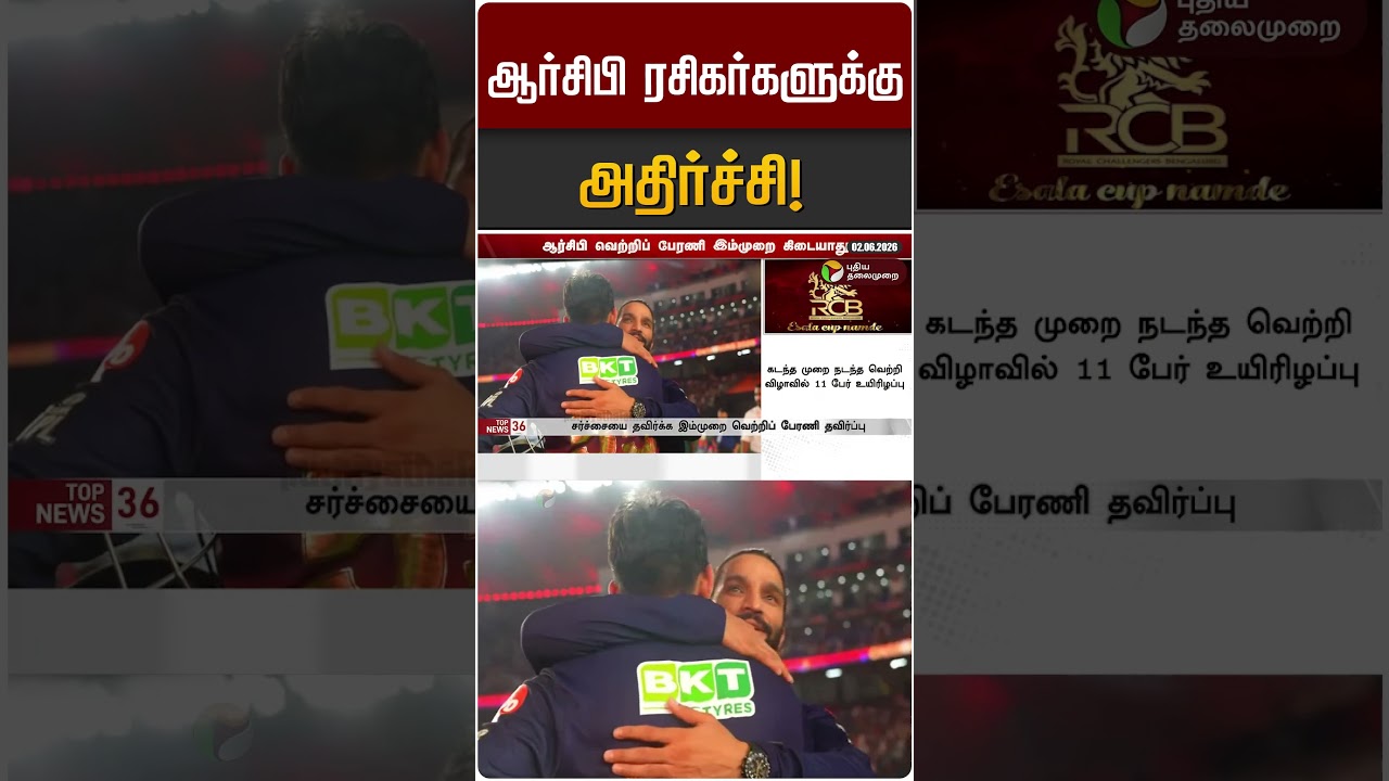 ஆர்சிபி  ரசிகர்களுக்கு அதிர்ச்சி! | RCB
