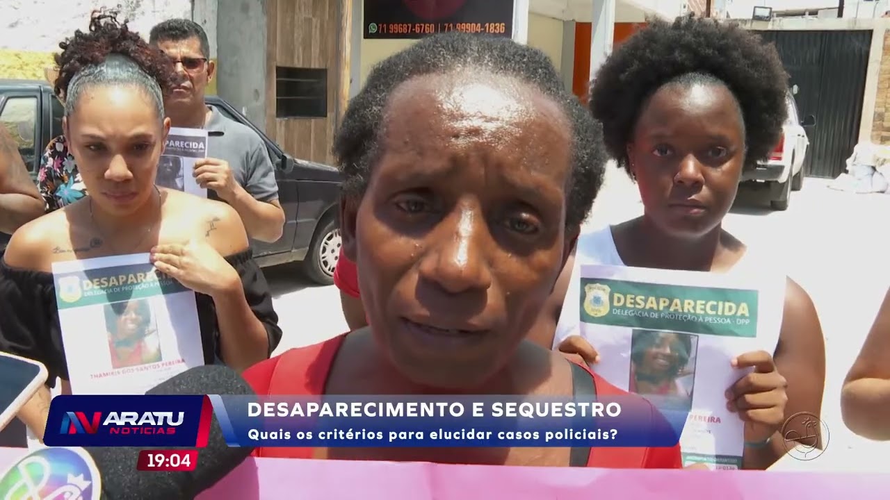 Thamires continua desaparecida e família segue aflita | ARATU NOTÍCIAS | TV ARATU