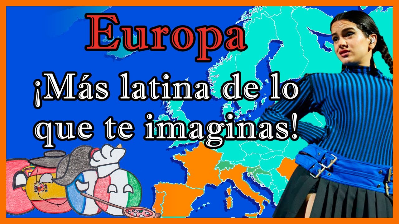 La Europa LATINA 🇫🇷🇪🇸🇮🇹🇷🇴🇵🇹 - El Mapa de Sebas