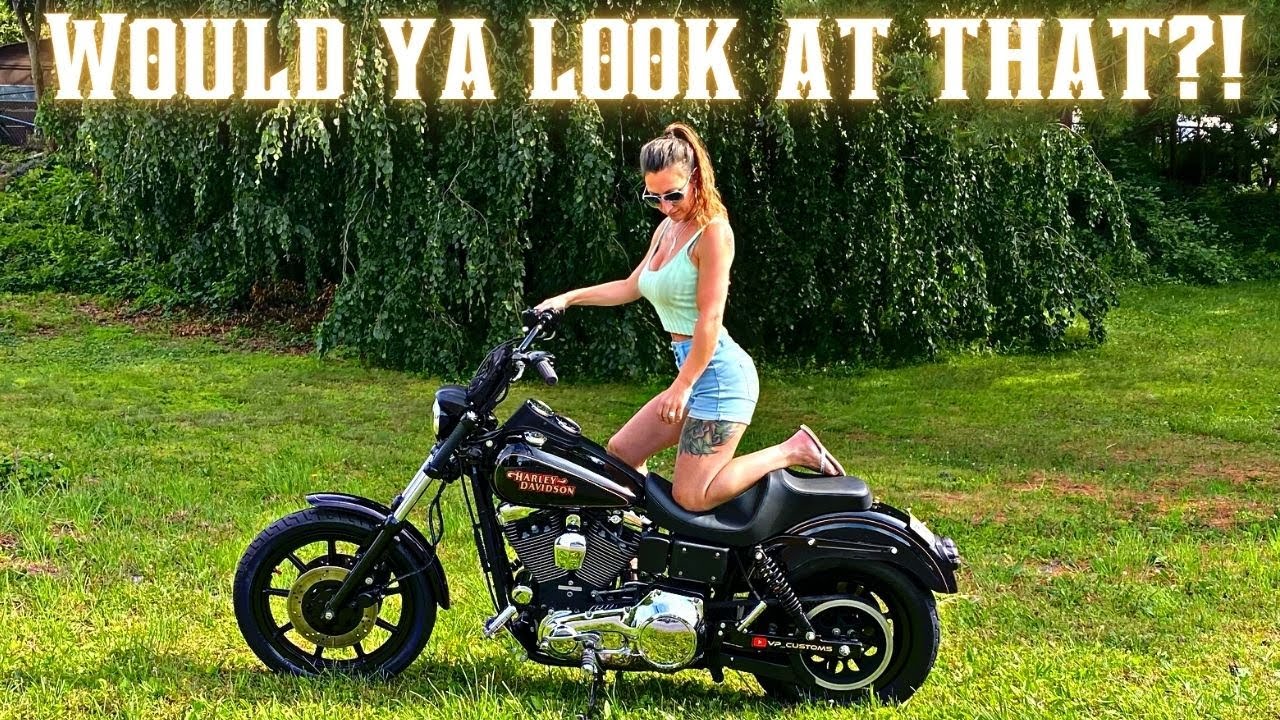 NEW HANDLEBARS ON OUR DYNA LOWRIDER- HARLEY DYNA BUILD PT. 6