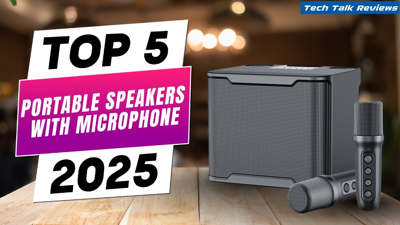 🎤 Best Portable Speakers with Microphone 2025 – Perfect for Parties, Work & Travel