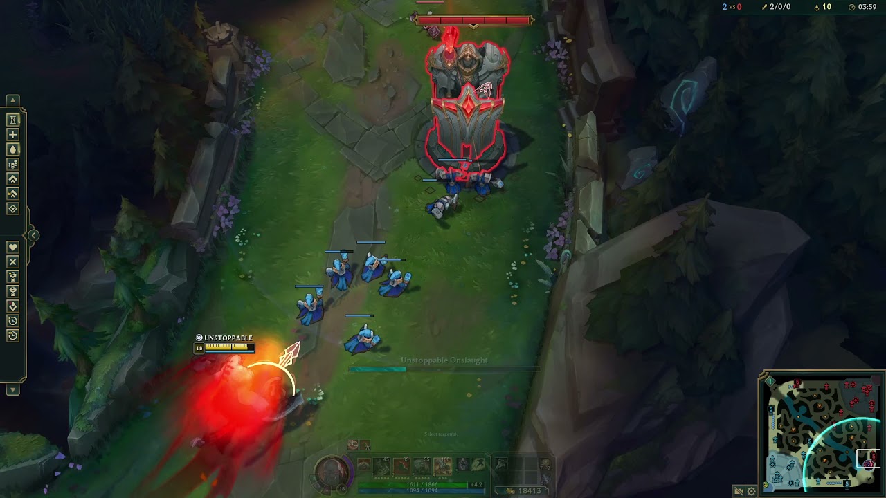 Sion Tip - Unstoppable Onslaught Damages Towers