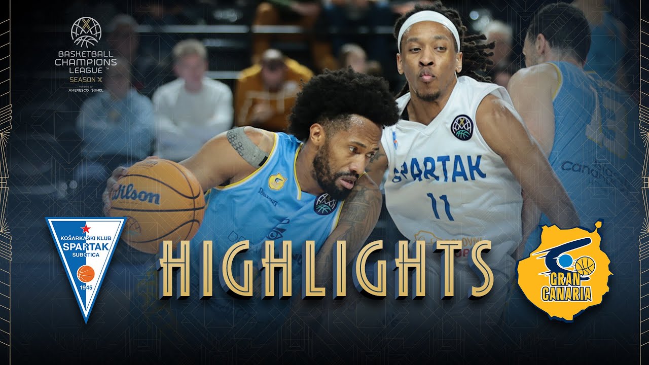 KK Spartak Office Shoes v Dreamland Gran Canaria | Highlights | #BasketballCL 2025-26