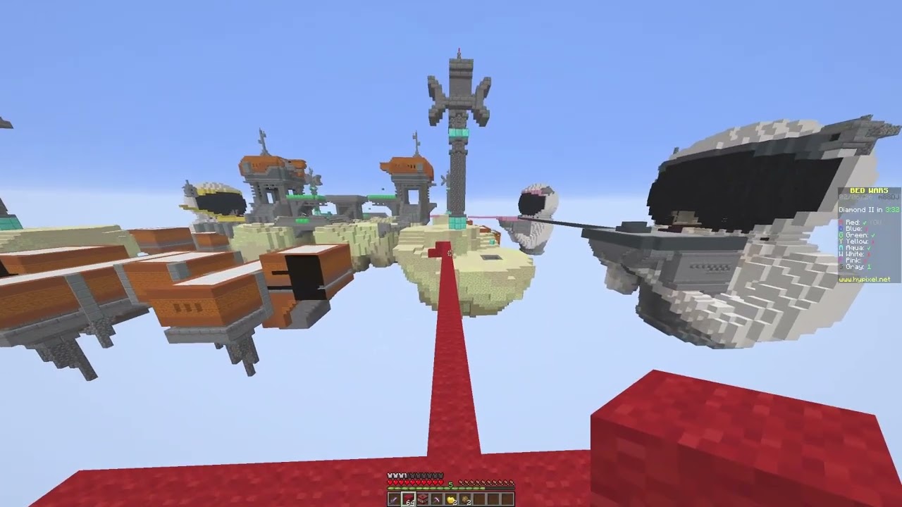 Minecraft bedwars (no commentary)