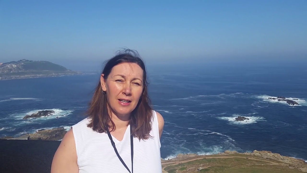 Galicia Spain: Looking towards Ireland from the Tower of Hercules