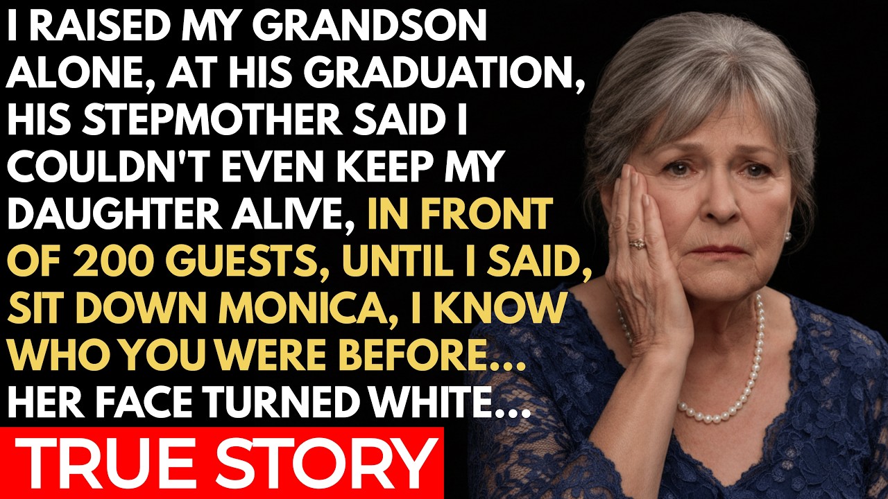 I raised my grandson alone after my daughter died, at his graduation, his stepmother humiliated m...