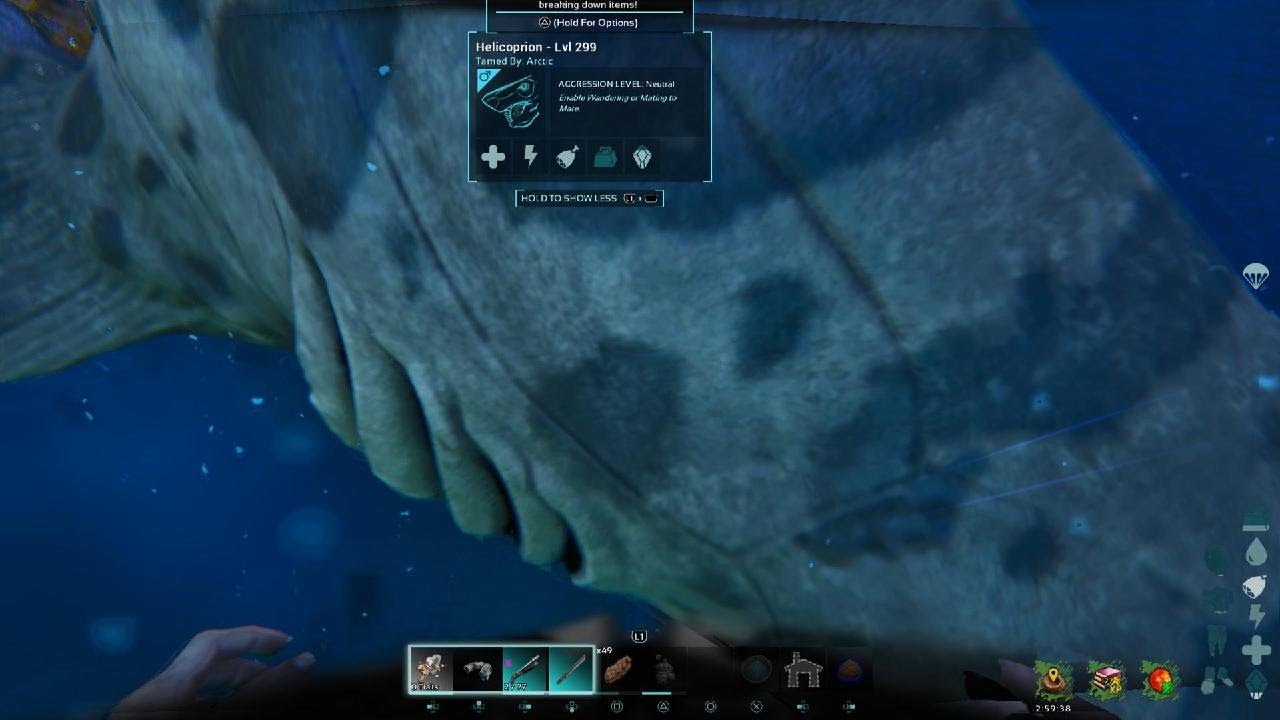 ARK Survival Ascended Helicoprion blueprint no luck this time