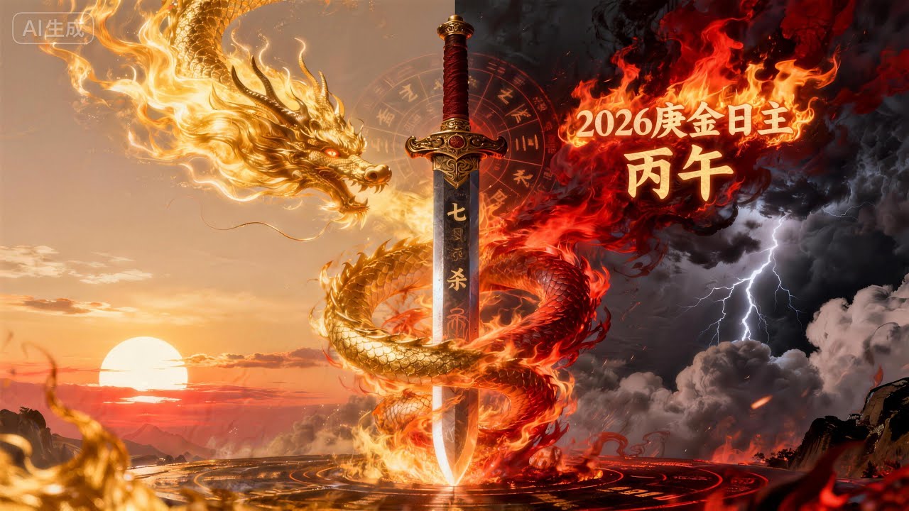 八字命理 | 深度解析庚金日主2026丙午年运势：事业、感情、健康全面指南！