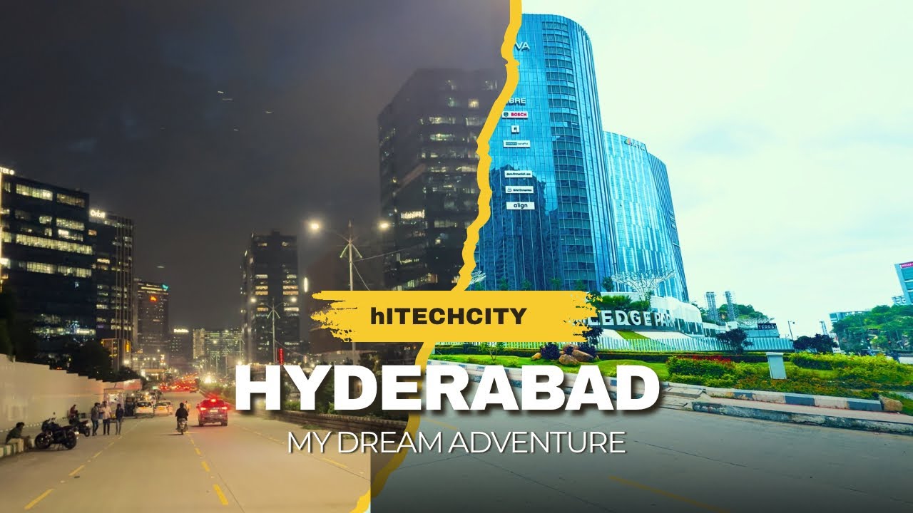 Hitech city DAY vs NIGHT || 4k Hyderabad || Sattva Knowledge City