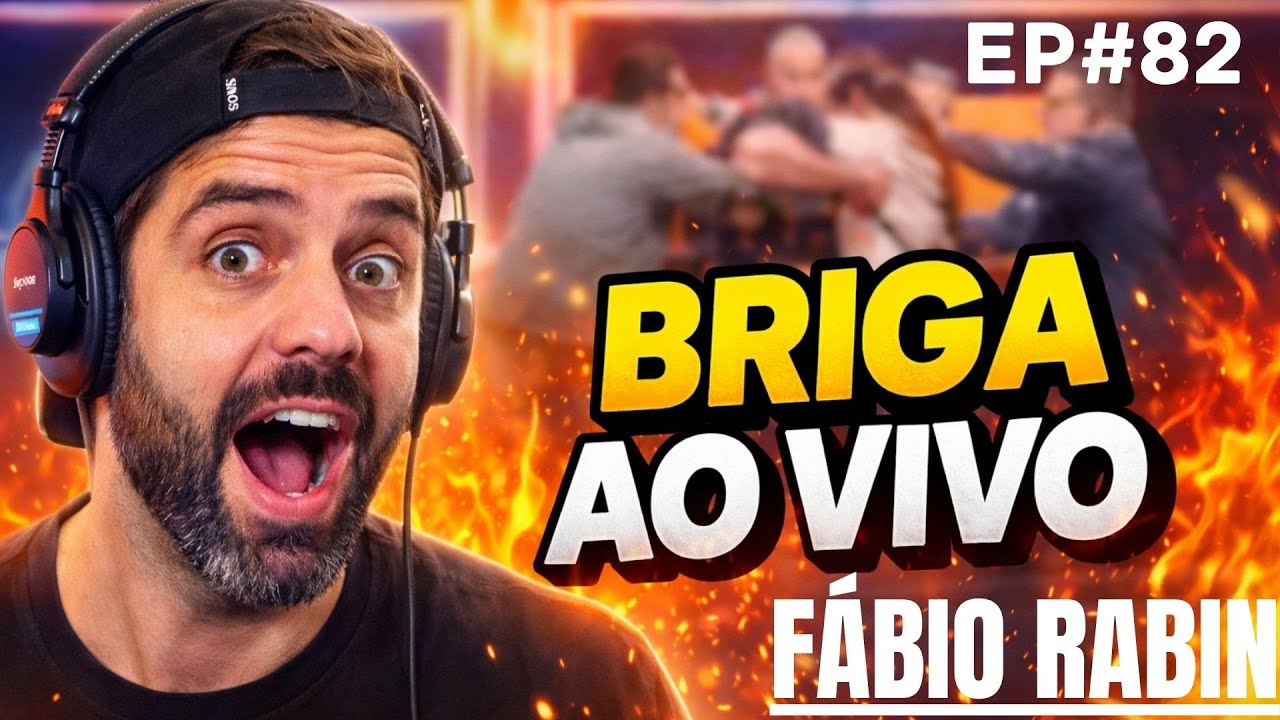 BRIGA AO VIVO, CADEIRA VOANDO E O CAOS NA TV – FÁBIO RABIN COMÉDIA STAND UP