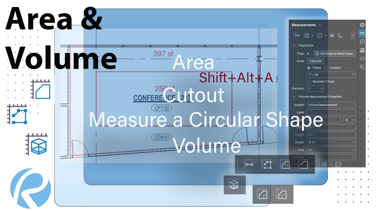 Measuring Tools in Revu: Area and Volume