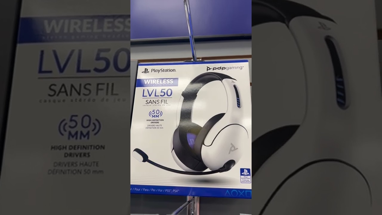 PDP Gaming LVL50 Wireless Stereo Headset for PlayStation 4 White