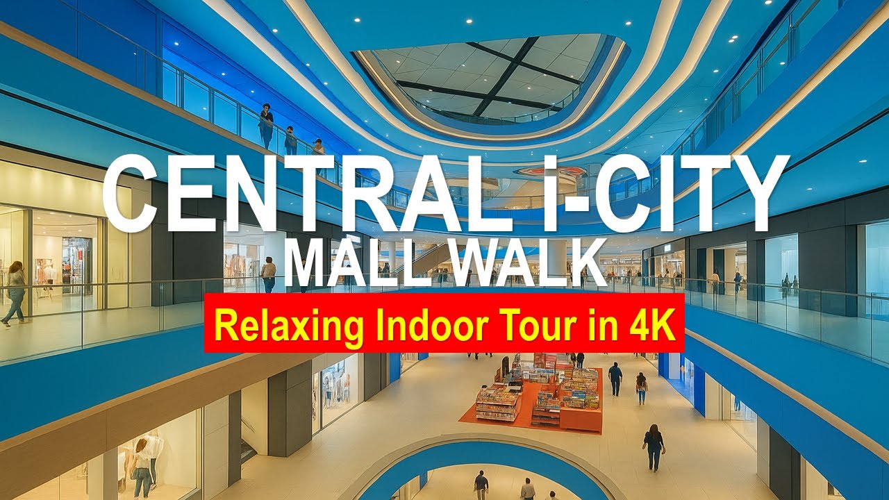 Central i-City Mall Shah Alam 🇲🇾 | Relaxing Indoor Walk in 4K