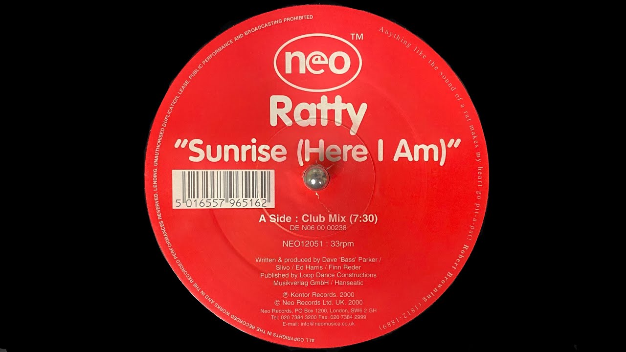 Ratty - Sunrise (Here I Am) (Club Mix) (2000)