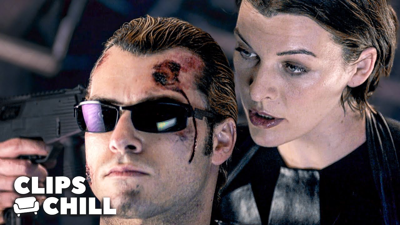 Ataque al Laboratorio Secreto Umbrella por Alice Clones | Resident evil 4: La resurrección
