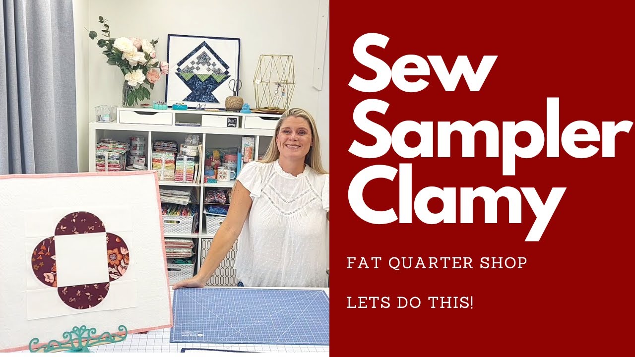 Fat Quarter Shop 2024 August Sew Sampler Beginner Unboxing Quilting Subscription Box