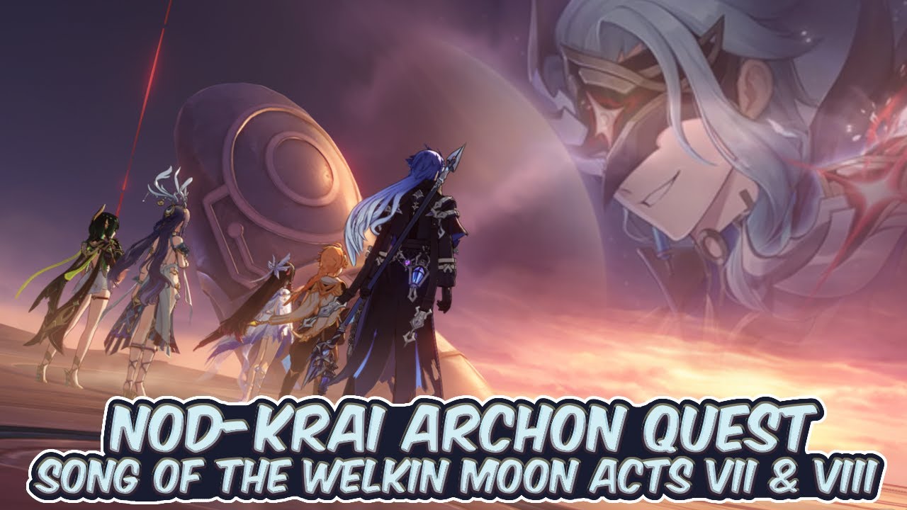 stinky man tries to steal the moon but our moon is better | Nod-Krai Archon Quest Acts VII & VIII