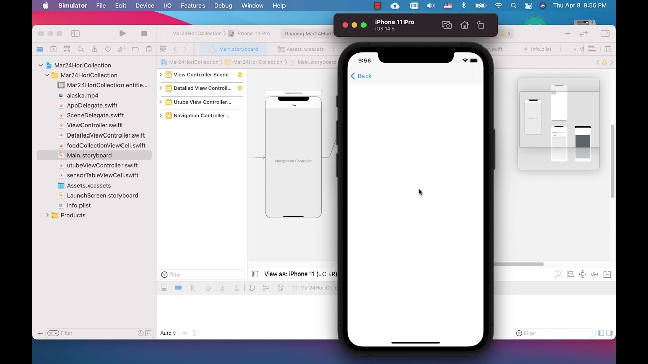 Demo of CollectionView and TableView to YouTube