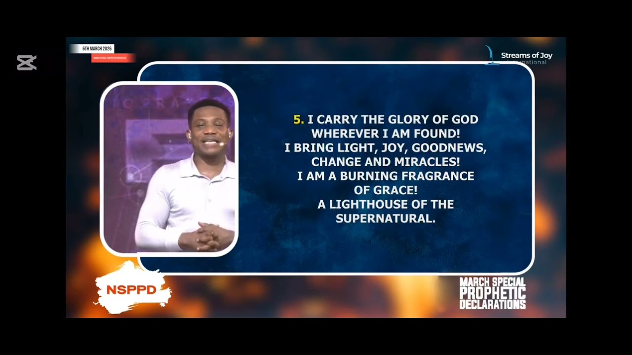Prophetic declarations for the month of March 06/03/2026 @PastorJerryEze 