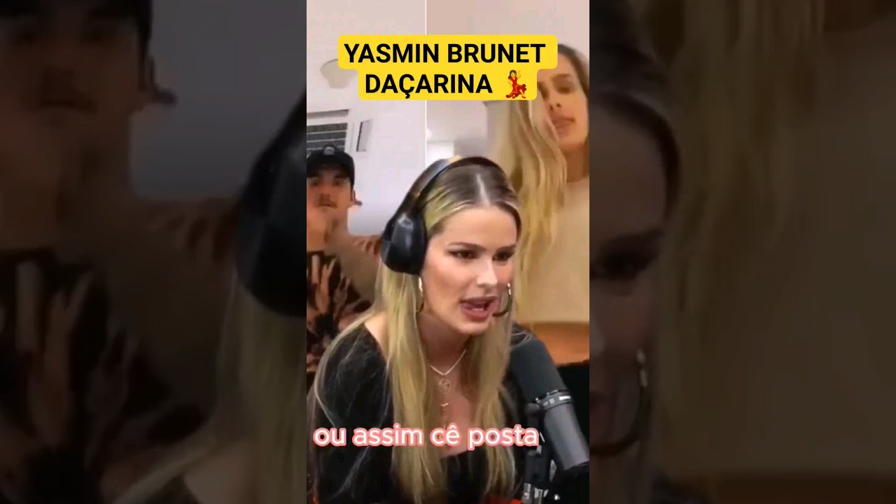 YASMIN BRUNET DAN&Ccedil;ARINA DO TIKO E TEKO #yasminbrunet #podcast #exbbb