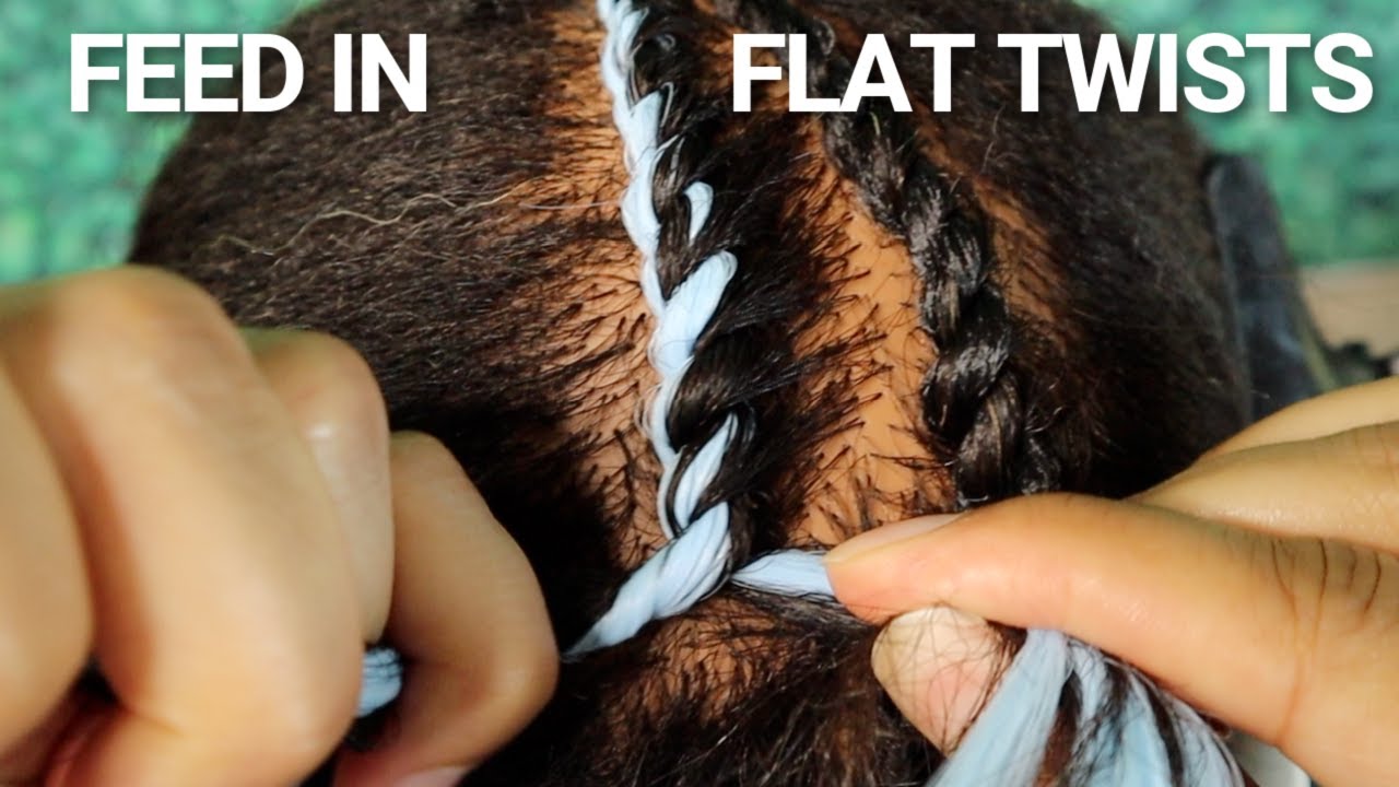 How to do Feed in Flat twists (for visual learners)
