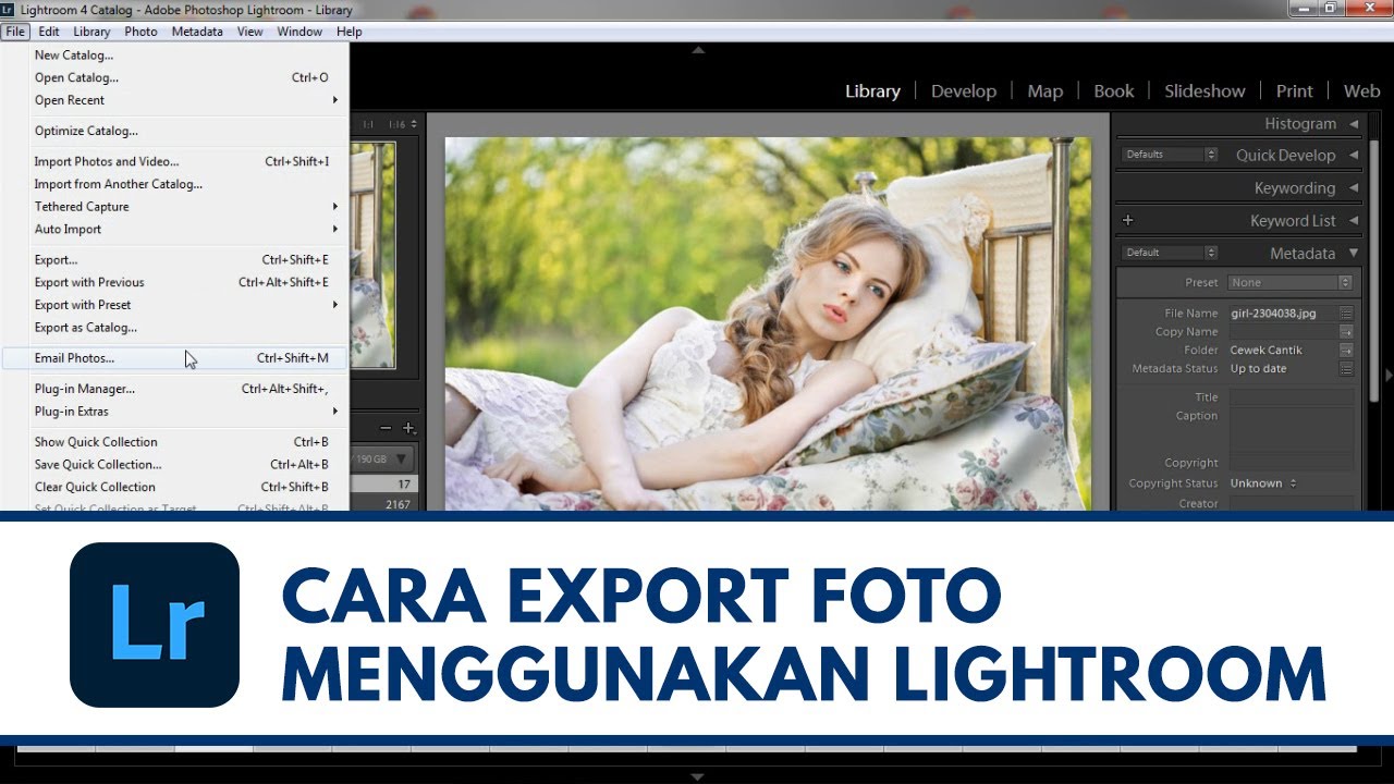 Cara Export Foto di Lightroom PC | Tutorial Adobe Photoshop Lightroom