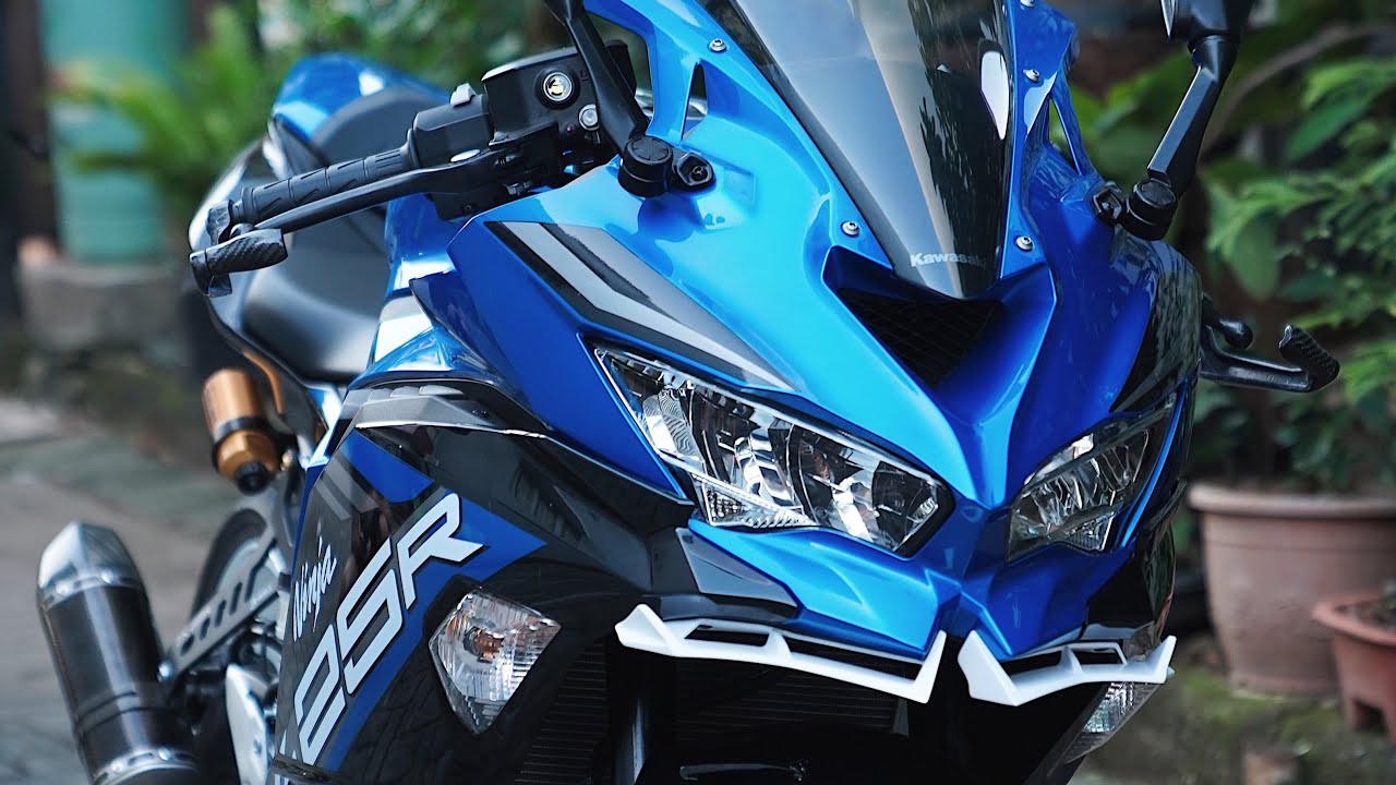 Modifikasi Simple Rapih Elegan Kawasaki Ninja ZX25R 2021